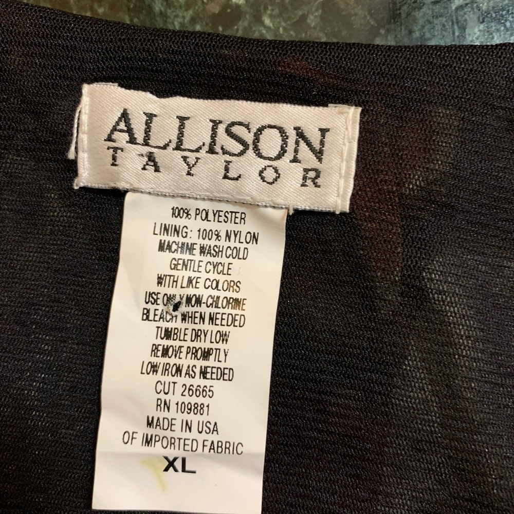 Allison Taylor sleeveless top, size XL - Picture 3 of 5